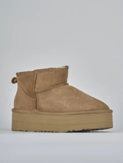 Stivaletti camoscio marrone