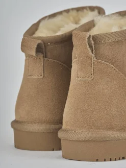 Stivaletti camoscio marrone