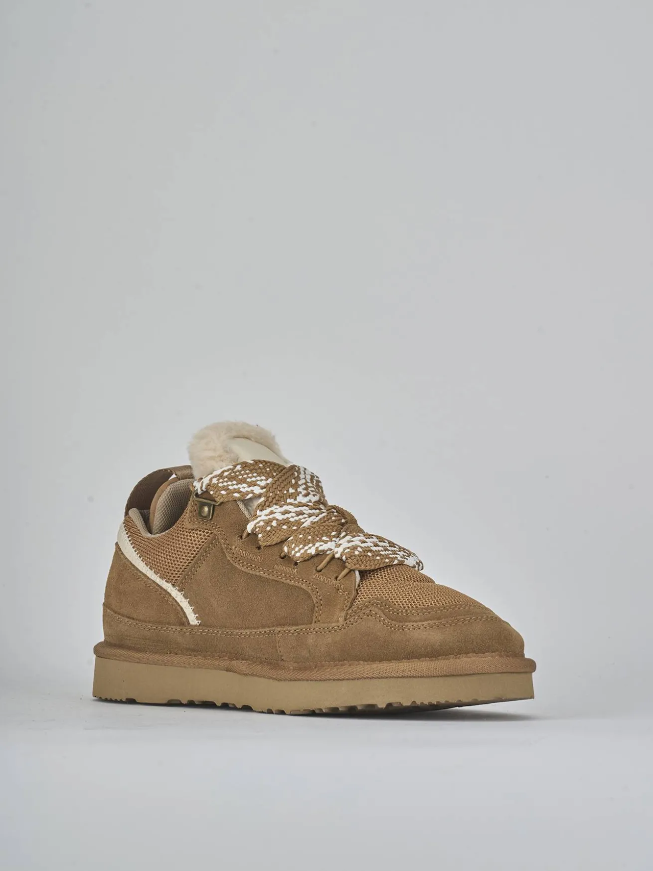 Stivaletti camoscio marrone