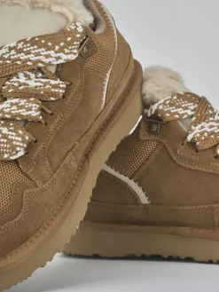 Stivaletti camoscio marrone