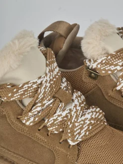 Stivaletti camoscio marrone