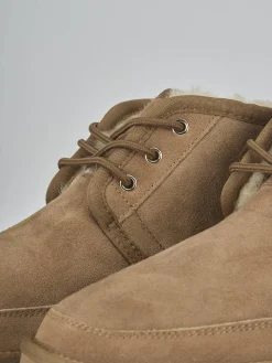 Stivaletti camoscio marrone