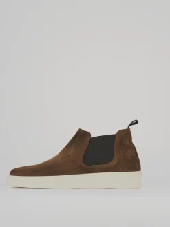 Stivaletti camoscio marrone