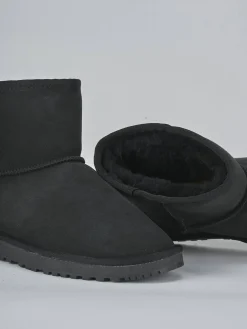 Stivaletti camoscio nero