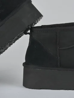 Stivaletti camoscio nero