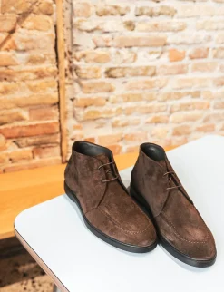 Stivaletti camoscio testa