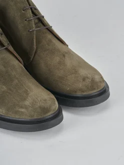 Stivaletti camoscio verde