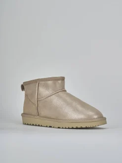 Stivaletti glitter beige