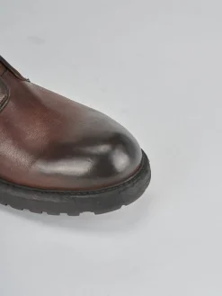 Stivaletti pelle marrone