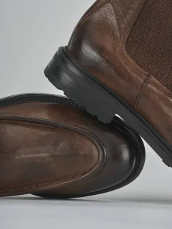 Stivaletti pelle marrone