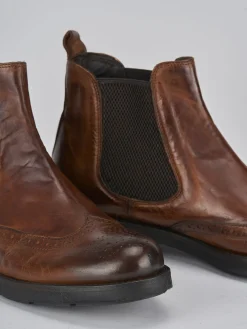 Stivaletti pelle marrone