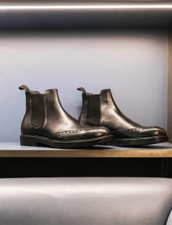 Stivaletti pelle nero