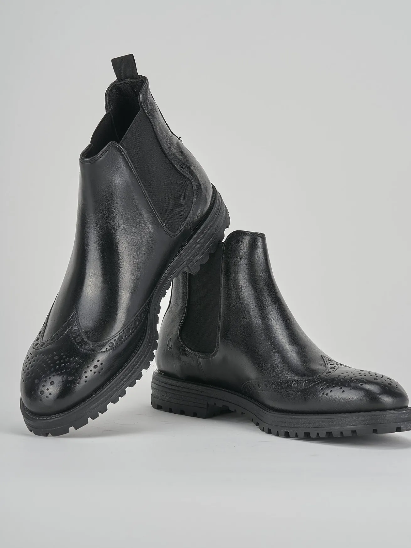 Stivaletti pelle nero