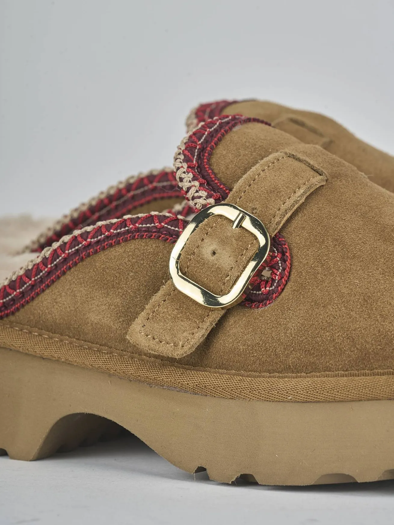 Stivaletti tacco 3cm camoscio marrone