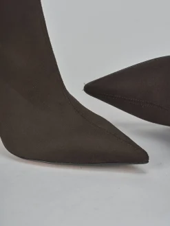 Stivaletti tacco 9cm camoscio testa