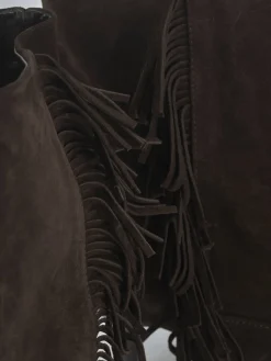 Stivaletti tacco 5cm camoscio testa