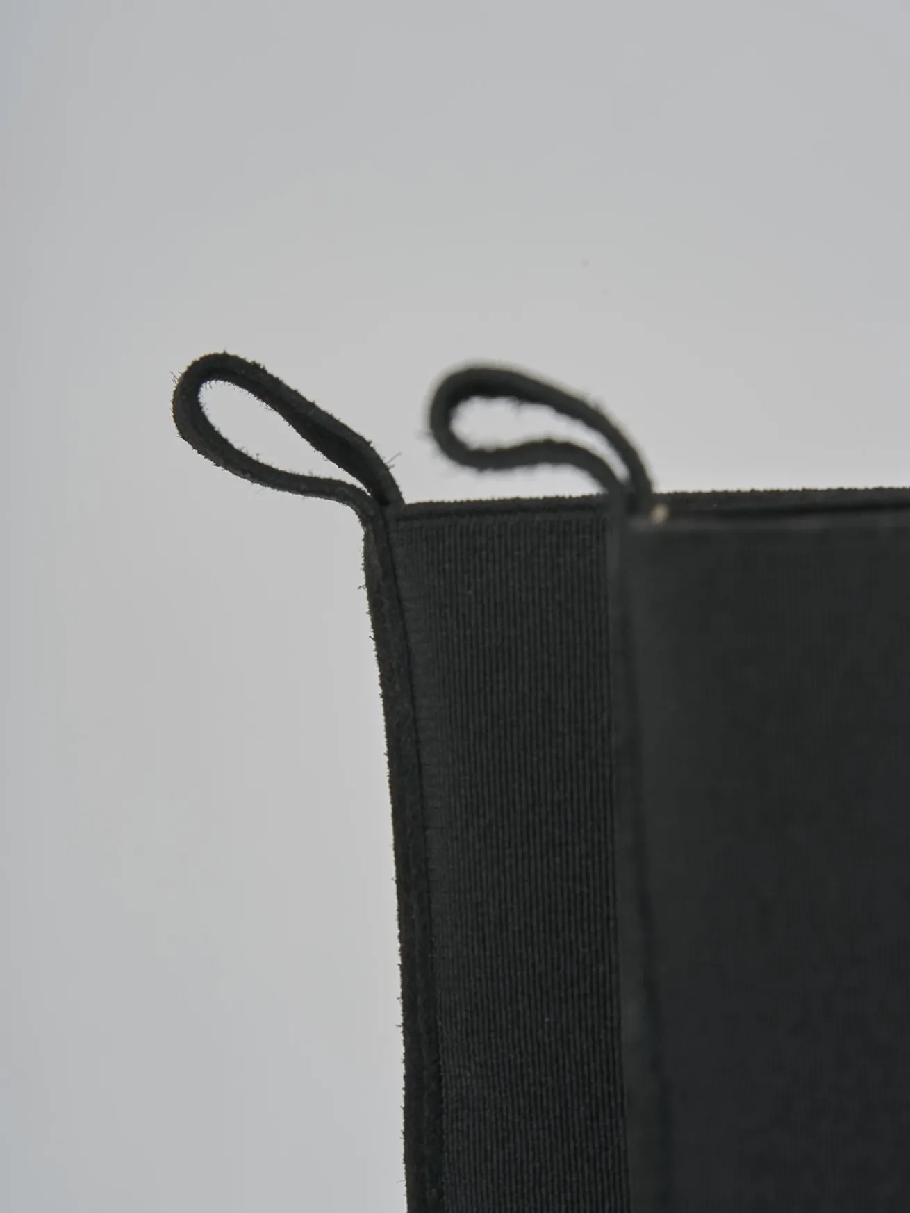 Stivaletti tacco 5cm camoscio nero