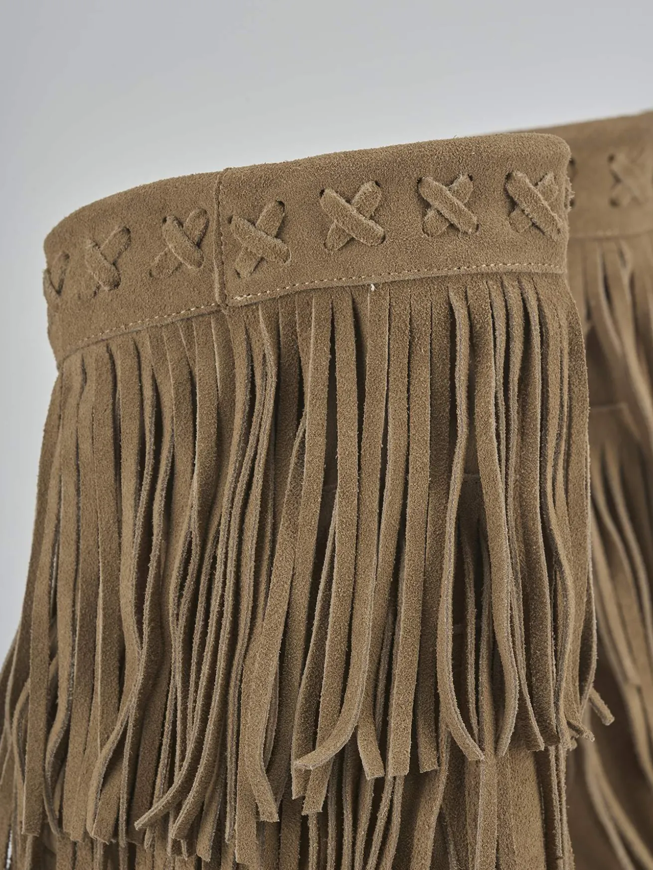 Stivaletti tacco 9cm camoscio marrone