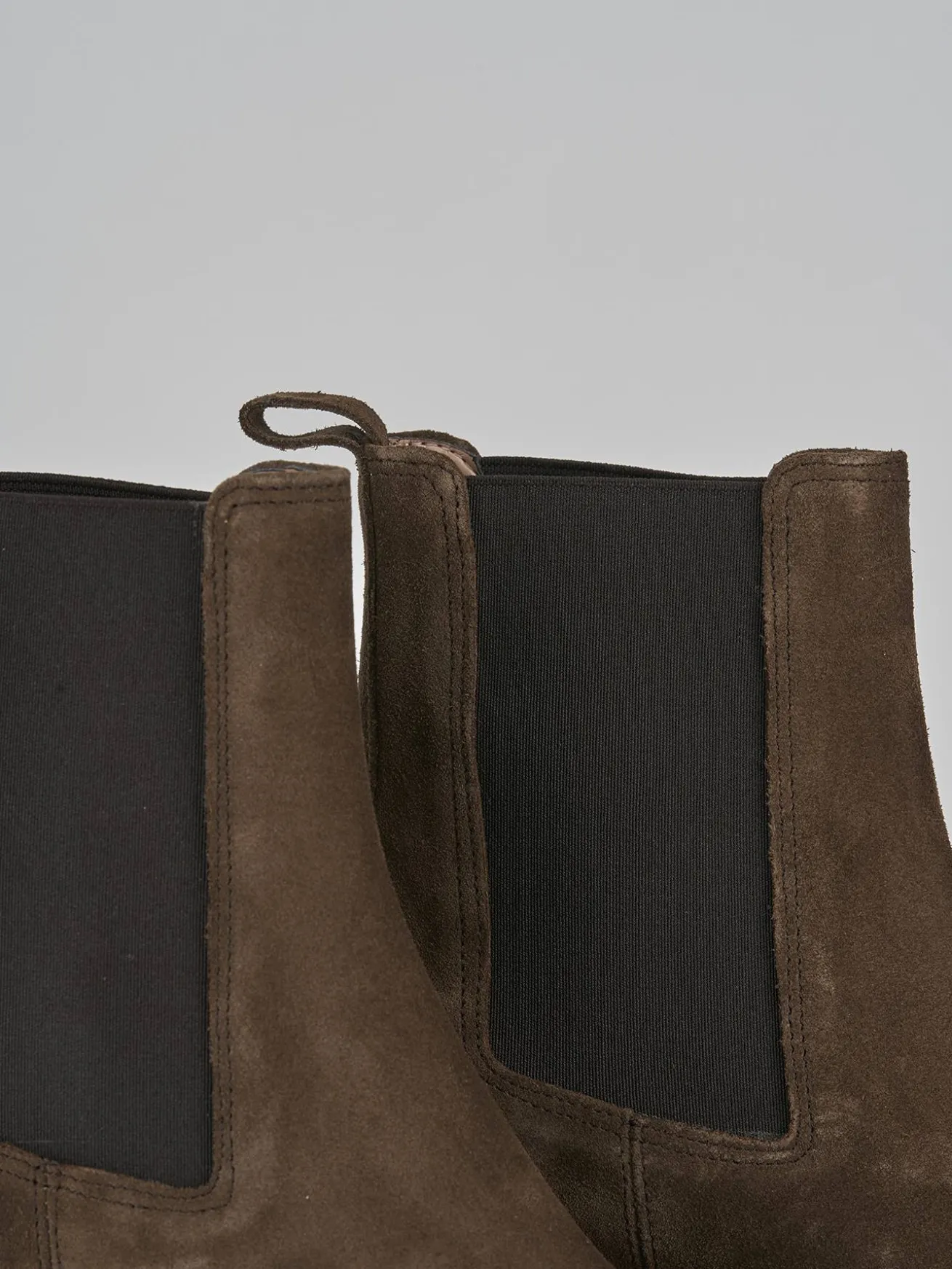 Stivaletti tacco 6cm camoscio testa