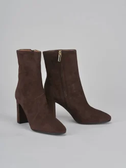 Stivaletti tacco 9cm camoscio testa