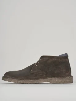 Stivaletti tacco 1cm camoscio testa