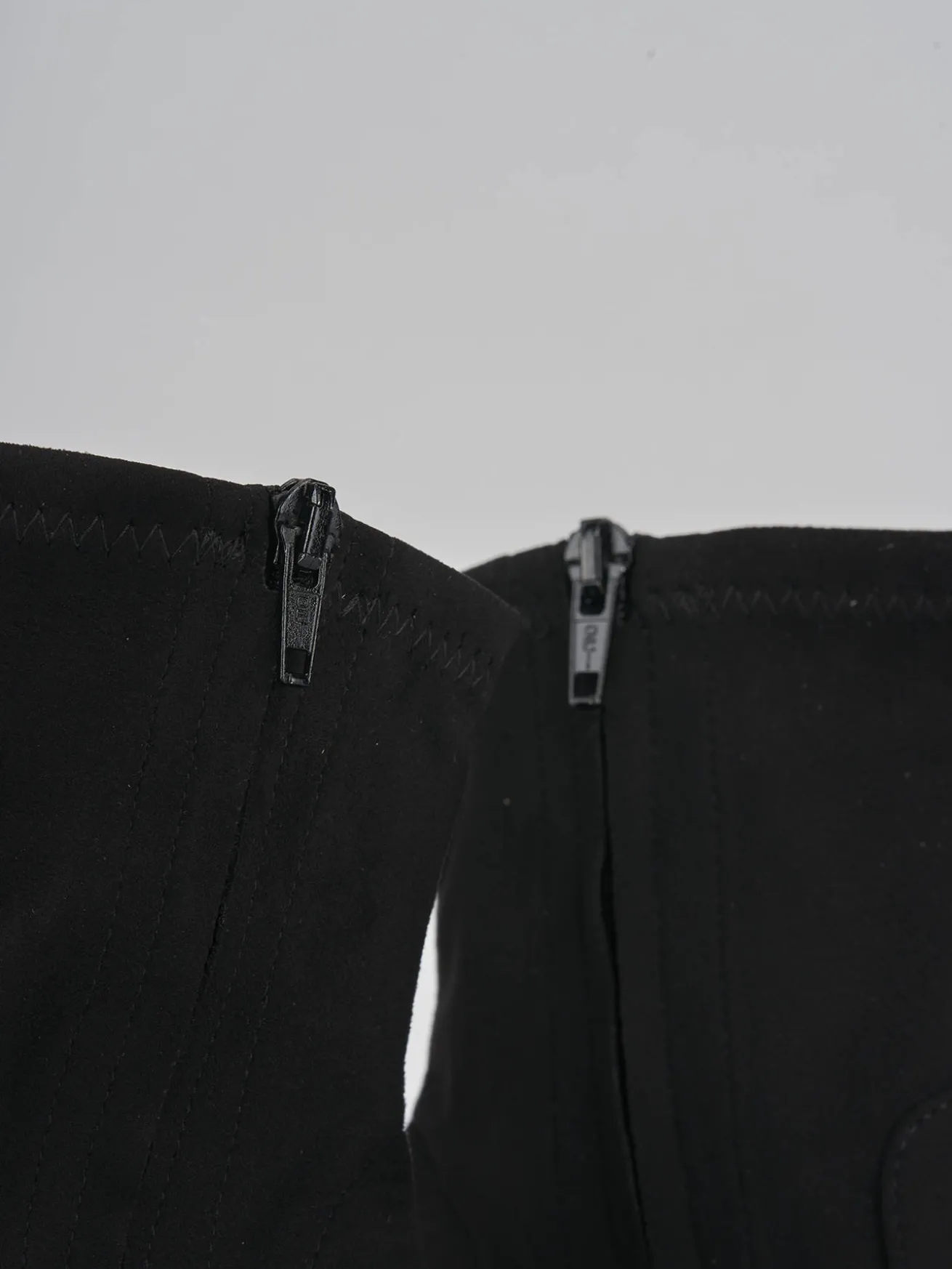 Stivaletti tacco 9cm camoscio nero