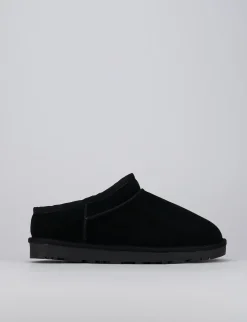 Stivaletti tacco 1cm camoscio nero