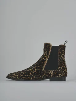 Stivaletti tacco 2cm cavallino multicolor