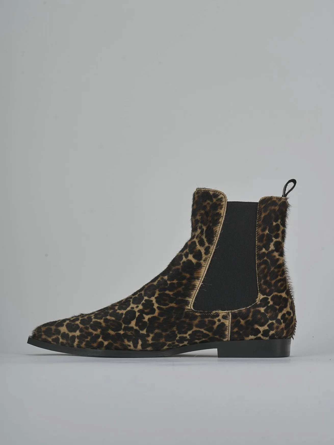 Stivaletti tacco 2cm cavallino multicolor