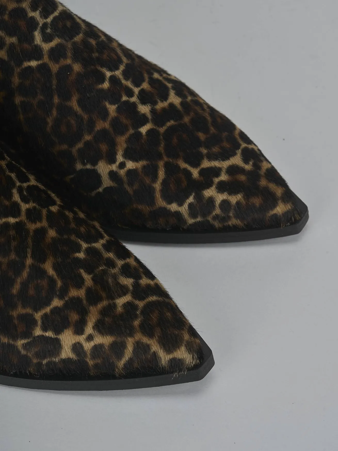 Stivaletti tacco 2cm cavallino multicolor