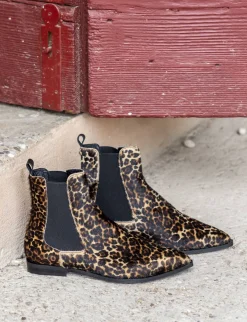 Stivaletti tacco 2cm cavallino multicolor