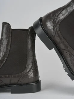 Stivaletti tacco 2cm cocco testa