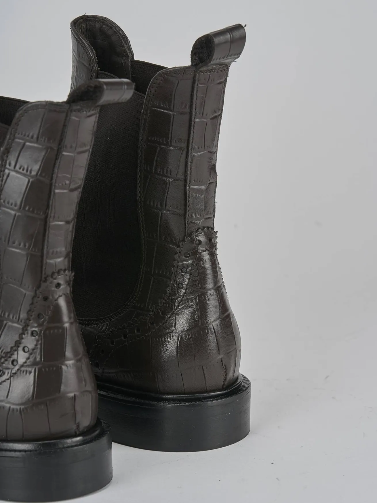 Stivaletti tacco 2cm cocco testa