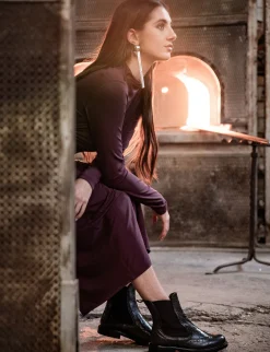 Stivaletti tacco 2cm cocco testa