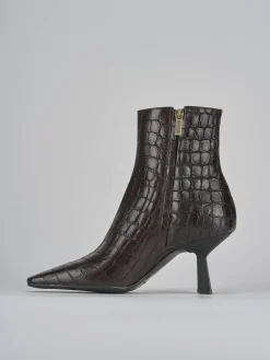 Stivaletti tacco 8cm cocco testa