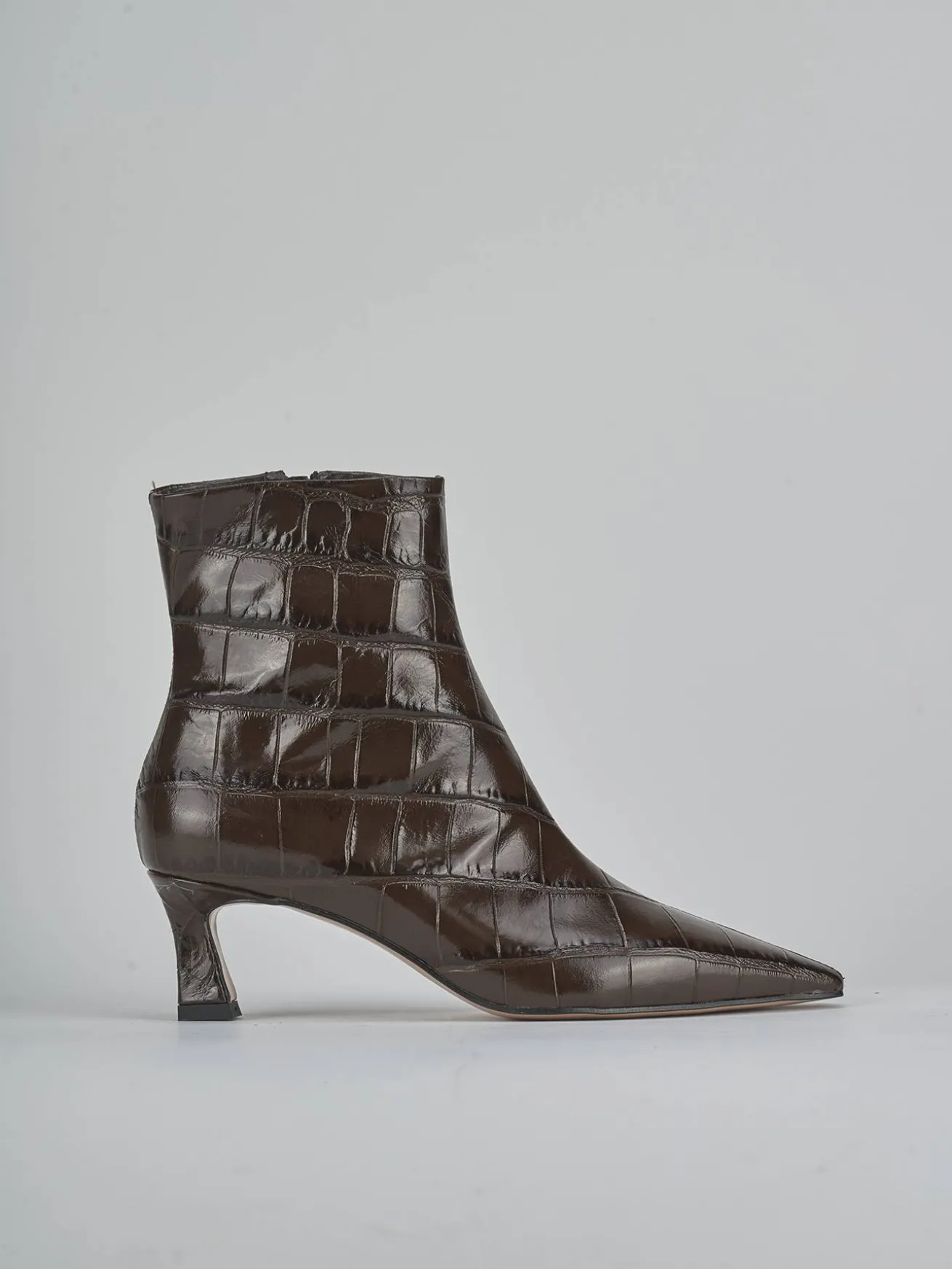 Stivaletti tacco 6cm cocco testa