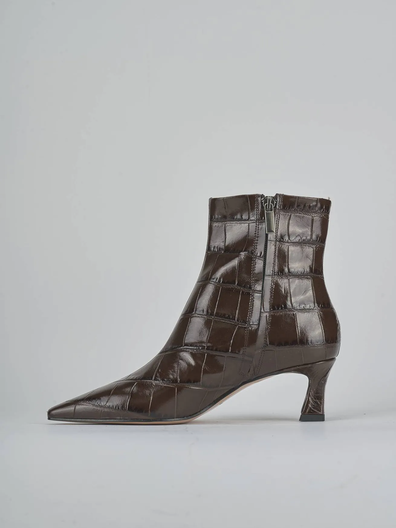 Stivaletti tacco 6cm cocco testa