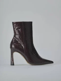 Stivaletti tacco 9cm cocco bordo'