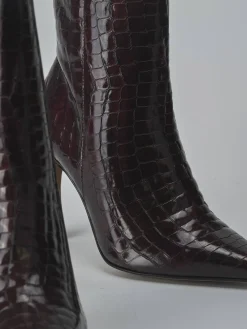 Stivaletti tacco 9cm cocco bordo'