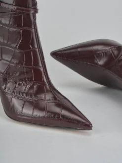 Stivaletti tacco 9cm cocco bordo'