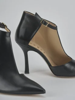 Stivaletti tacco 9cm pelle nero