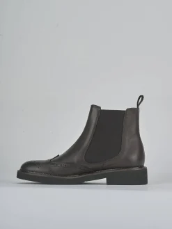 Stivaletti tacco 2cm pelle testa