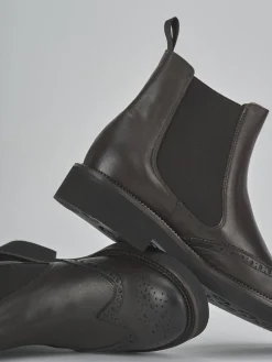 Stivaletti tacco 2cm pelle testa