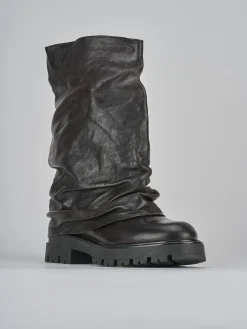 Stivaletti tacco 3cm pelle testa