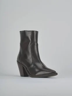 Stivaletti tacco 9cm pelle testa