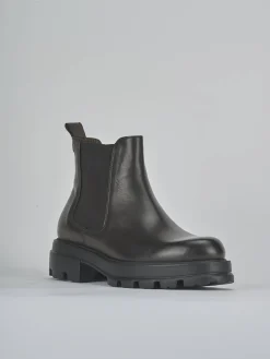 Stivaletti tacco 2cm pelle testa