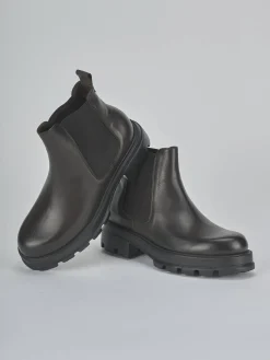 Stivaletti tacco 2cm pelle testa