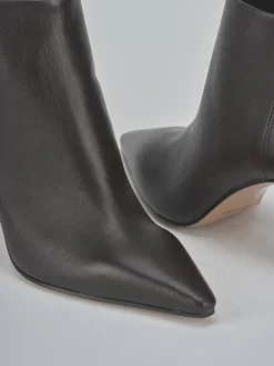 Stivaletti tacco 8cm pelle testa