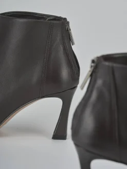 Stivaletti tacco 8cm pelle testa