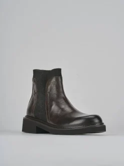 Stivaletti tacco 3cm pelle testa